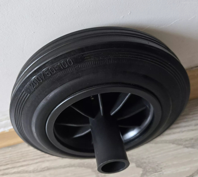 جایگزینی چرخ های سطل زباله سنگین برای سطل زباله در فضای باز لوازم جانبی سطل زباله با نصب آسان و طراحی پایدار