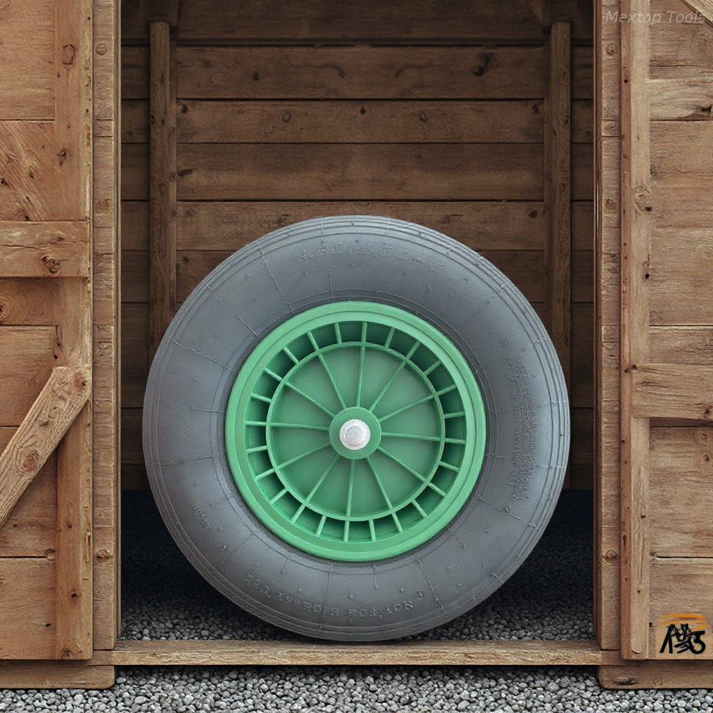 Maysun Factory Hot Sale 4.8/4.00-8 4PR Air-filled Pneumatic Tire Wheel Line Assembly Line Rubber Tread Pattern Wheelbarrow Hand Truck