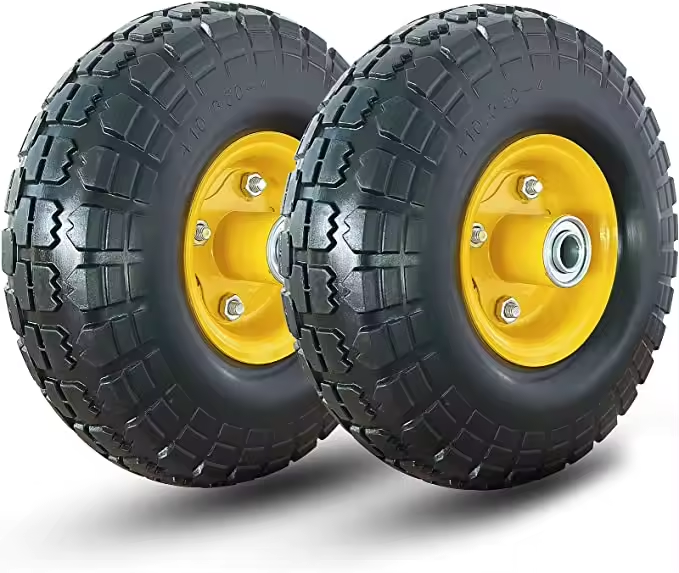 roue en mousse de polyur&eacute;thane