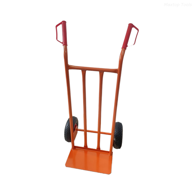 Maysun Pabrik Langsung Struktur Logam Hand Truck Hand Trolley Dengan Roda Karet Pneumatik 3,00-4 2PR