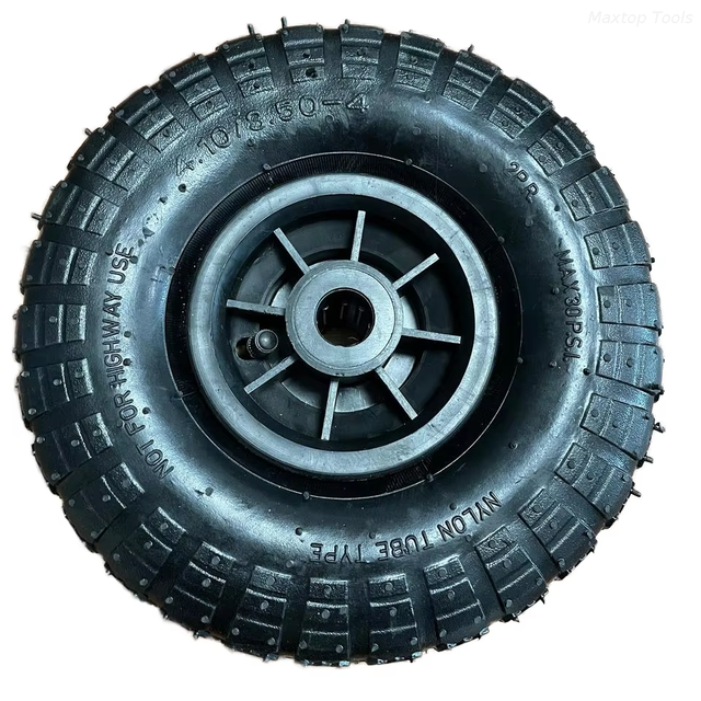 Roată pneumatică din cauciuc cu potrivire universală directă din fabrică Jantă de plastic neagră Prețuri competitive Echipamente de manipulare a materialelor cu ridicata