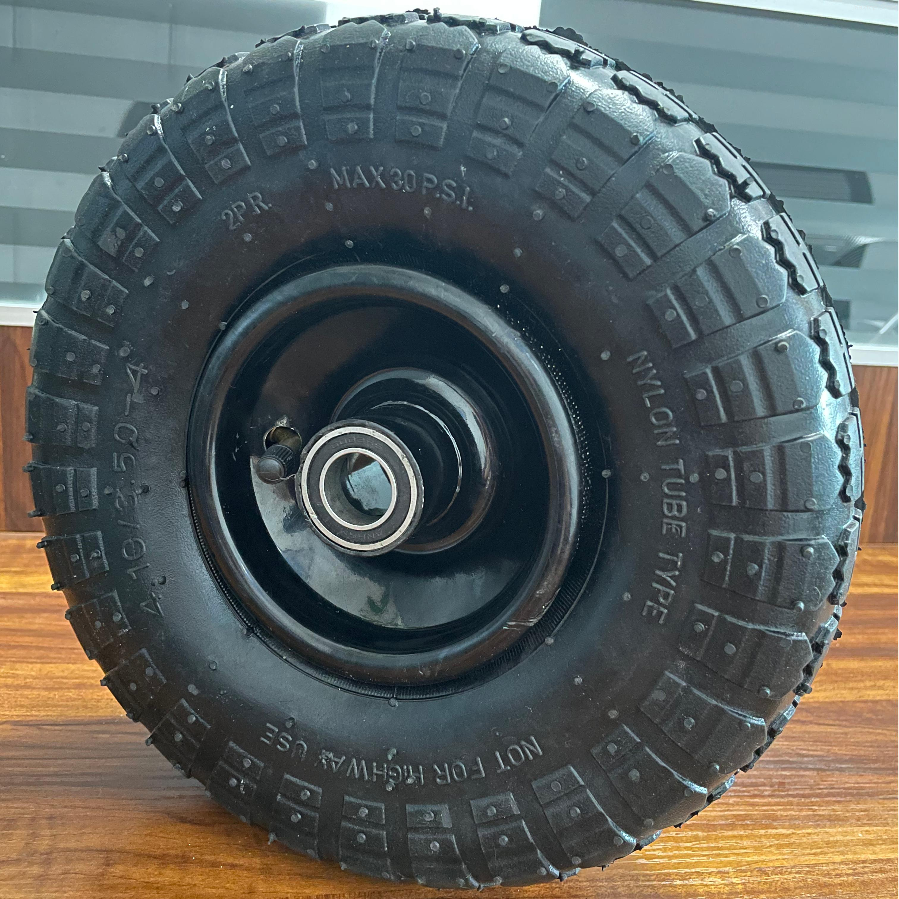 공장 직접 도매 헤비 듀티 10x4.10/3.50-4 용접 강철 림 산업용 핸드 트럭 자재 취급 장비 부품