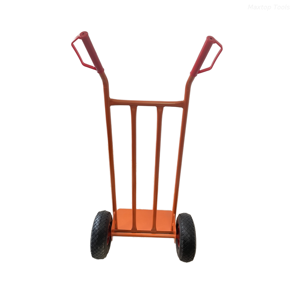 Maysun Pabrik Langsung Struktur Logam Hand Truck Hand Trolley Dengan Roda Karet Pneumatik 3,00-4 2PR